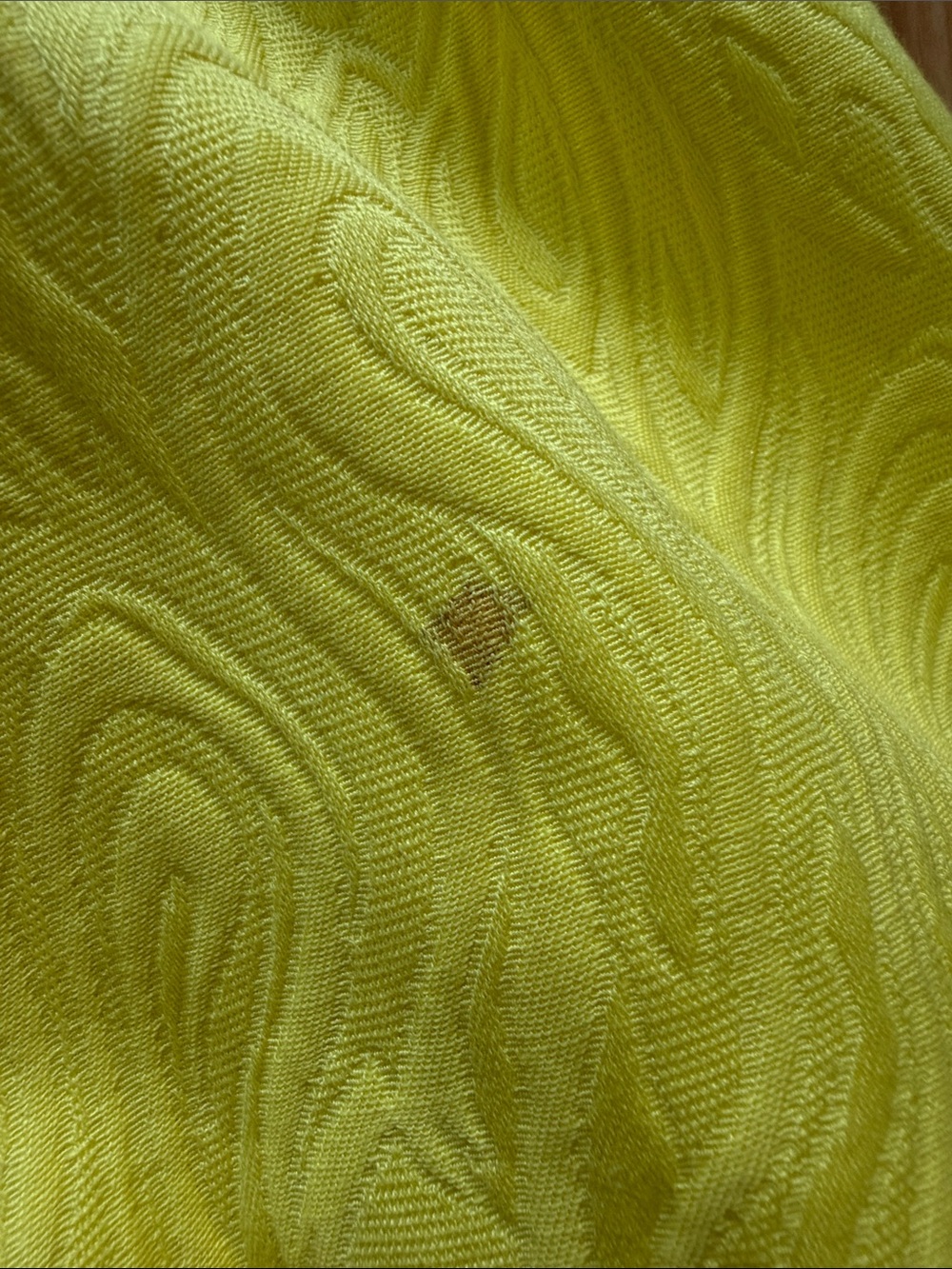 Milly of New York Chartreuse Textured Fabric Dress - Picture 2 of 4